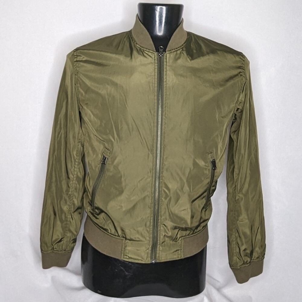 American Eagle Men's Bomber Jacket for Men Small Green